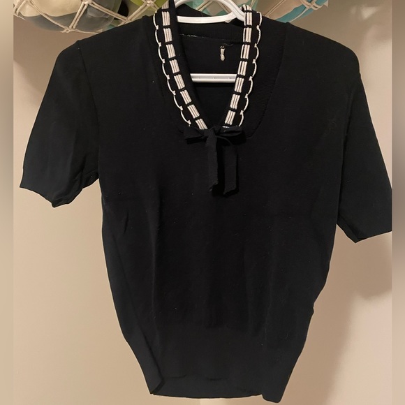 Y2K vtg knit top - Picture 2 of 2